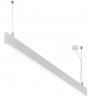 NOWOCZESNA LAMPA WISZĄCA LISTWA LED BIAŁA IDEAL LUX LINUS SP WH 4000K 268231 BELKA LED OPRAWA BIUROWA
